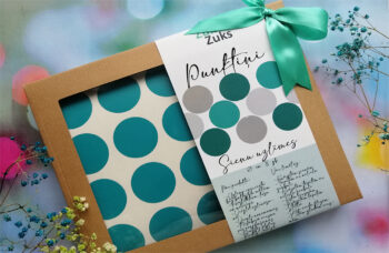 Punktiņi tirkīza / pēlēki