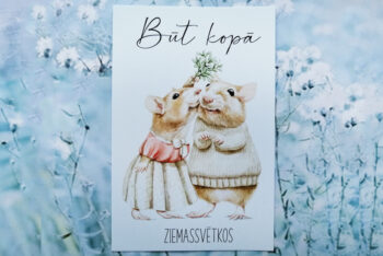 Kartiņa ar pelēniem