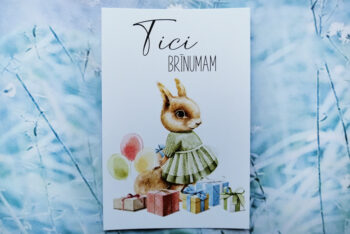 Kartiņa ar zaķenīti