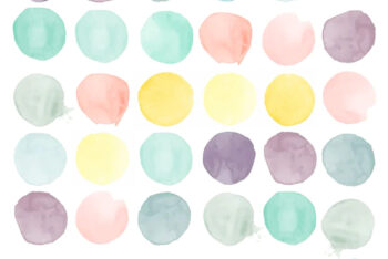 Punktiņi pasteļtoņu